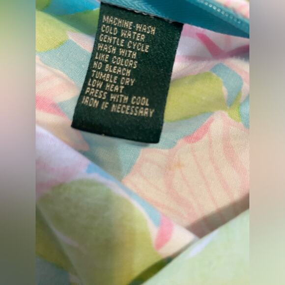 Ralph Lauren Pants Womens Size 6 Floral Straight Leg Bright Tropical Slacks - Picture 4 of 11